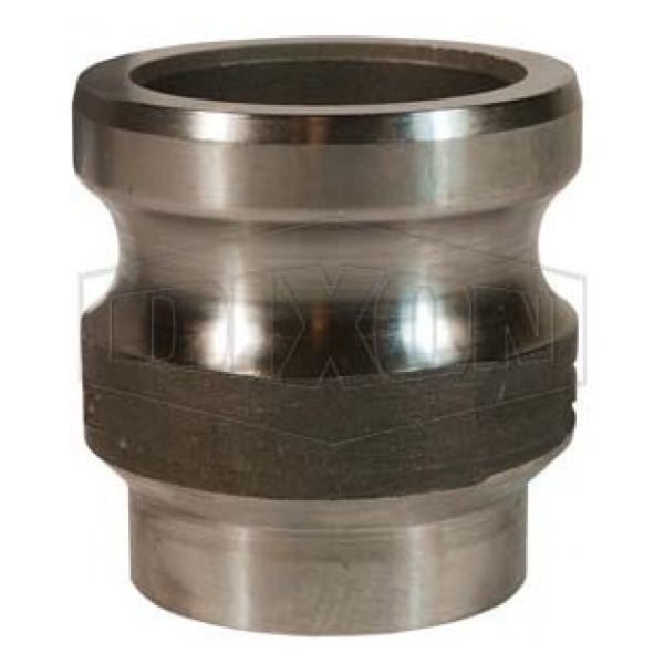 Cam and Groove Adapter, 1 in, Adapter x Butt Weld To Tube, 316 SSss Steel